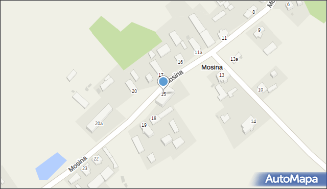 Mosina, Mosina, 15, mapa Mosina