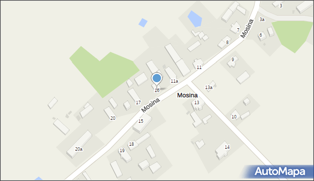 Mosina, Mosina, 16, mapa Mosina