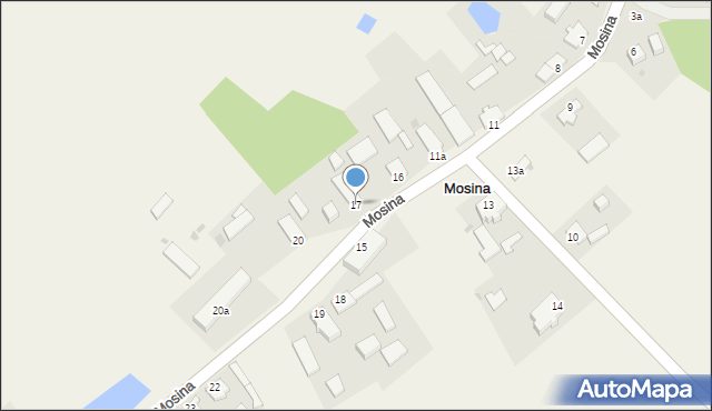 Mosina, Mosina, 17, mapa Mosina