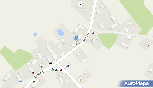Mosina, Mosina, 8, mapa Mosina