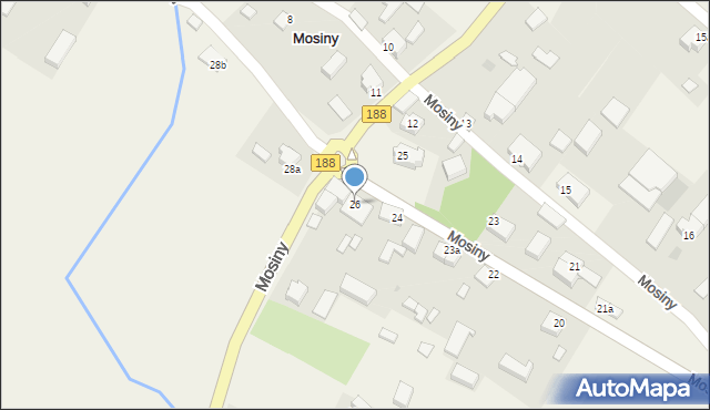 Mosiny, Mosiny, 26, mapa Mosiny