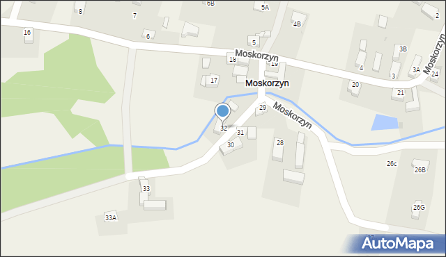 Moskorzyn, Moskorzyn, 32, mapa Moskorzyn