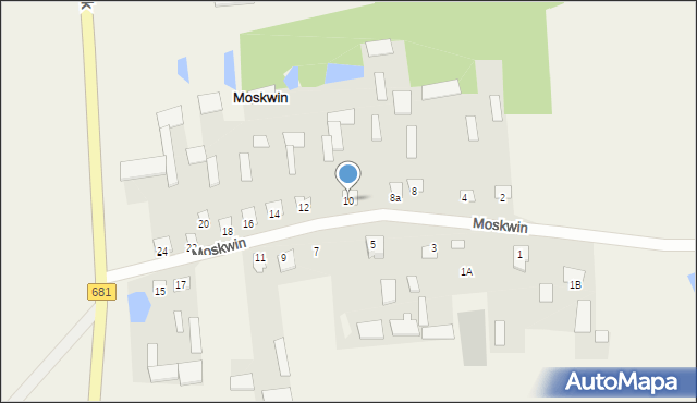 Moskwin, Moskwin, 10, mapa Moskwin