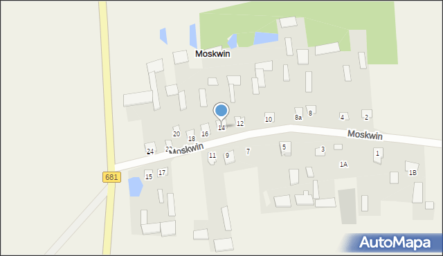 Moskwin, Moskwin, 14, mapa Moskwin