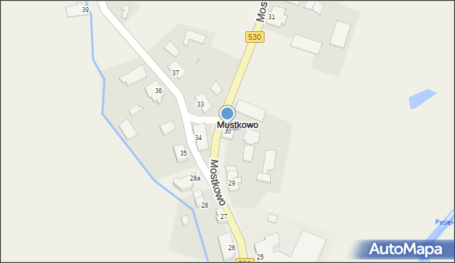 Mostkowo, Mostkowo, 30, mapa Mostkowo