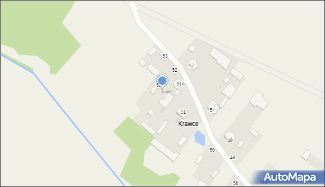 Mostów, Mostów, 52b, mapa Mostów