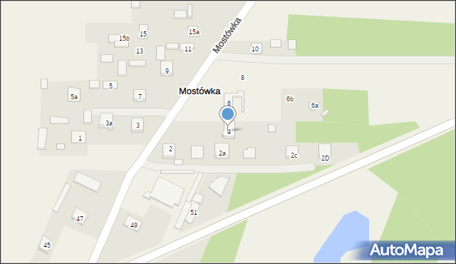 Mostówka, Mostówka, 4, mapa Mostówka