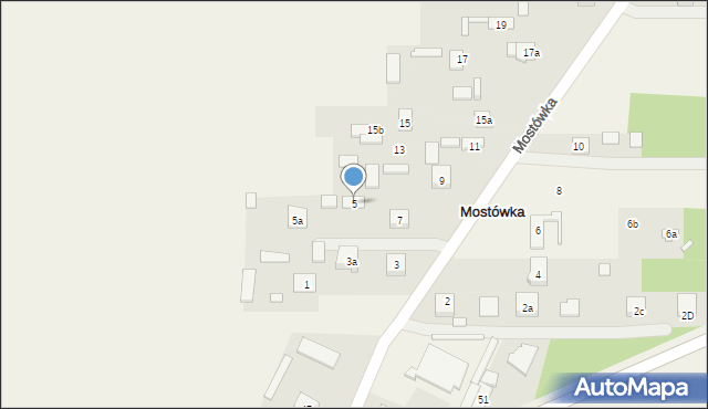 Mostówka, Mostówka, 5, mapa Mostówka