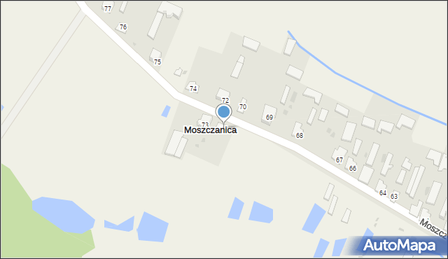 Moszczanica, Moszczanica, 71, mapa Moszczanica