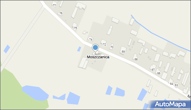 Moszczanica, Moszczanica, 73, mapa Moszczanica