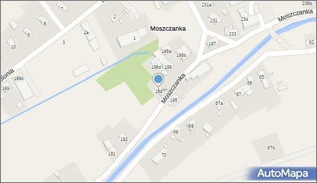 Moszczanka, Moszczanka, 194, mapa Moszczanka