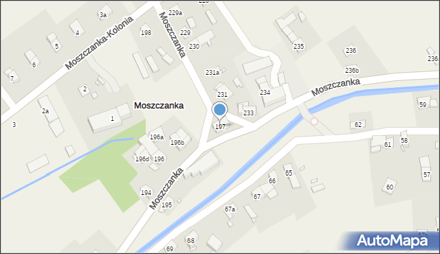 Moszczanka, Moszczanka, 197, mapa Moszczanka