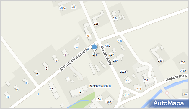 Moszczanka, Moszczanka, 198, mapa Moszczanka