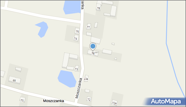 Moszczanka, Moszczanka, 76, mapa Moszczanka