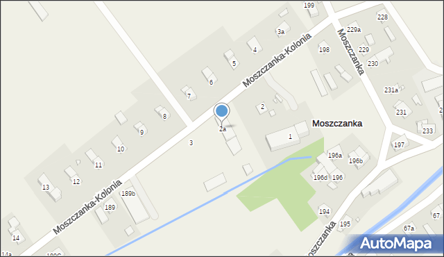 Moszczanka-Kolonia, Moszczanka-Kolonia, 2a, mapa Moszczanka-Kolonia