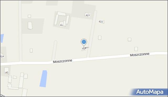 Moszczonne, Moszczonne, 41P, mapa Moszczonne