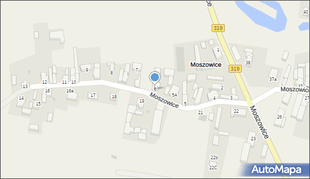 Moszowice, Moszowice, 6, mapa Moszowice