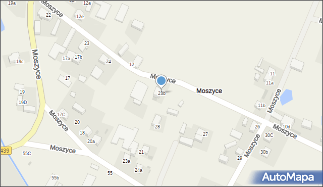 Moszyce, Moszyce, 23b, mapa Moszyce