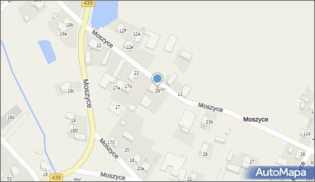 Moszyce, Moszyce, 24, mapa Moszyce