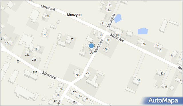 Moszyce, Moszyce, 29, mapa Moszyce