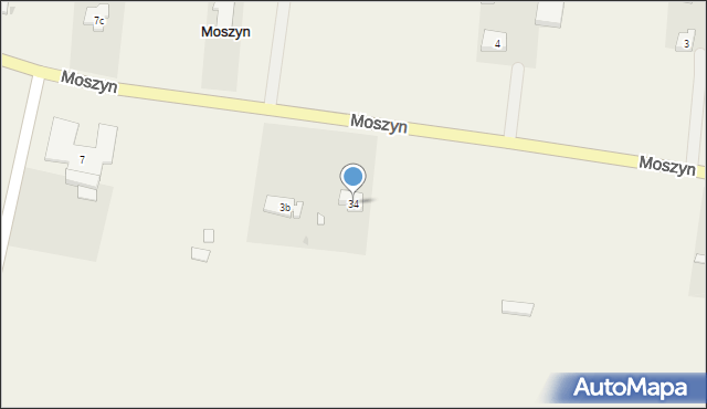 Moszyn, Moszyn, 34, mapa Moszyn