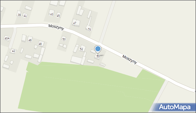 Moszyny, Moszyny, 53, mapa Moszyny