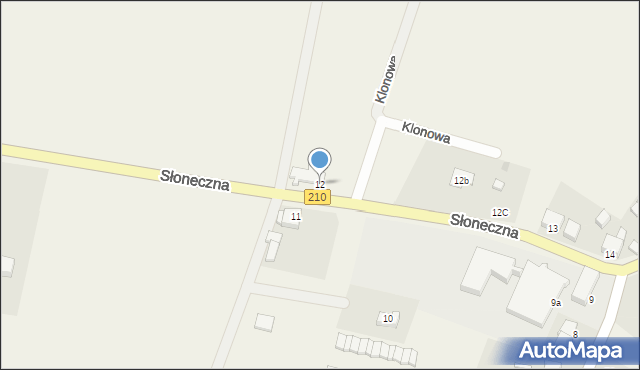 Motarzyno, Motarzyno, 12, mapa Motarzyno