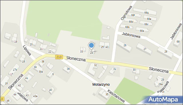 Motarzyno, Motarzyno, 24, mapa Motarzyno