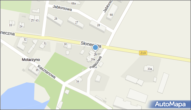 Motarzyno, Motarzyno, 29, mapa Motarzyno