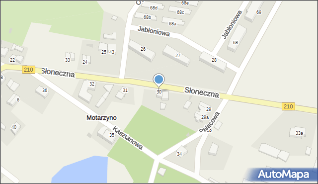 Motarzyno, Motarzyno, 30, mapa Motarzyno