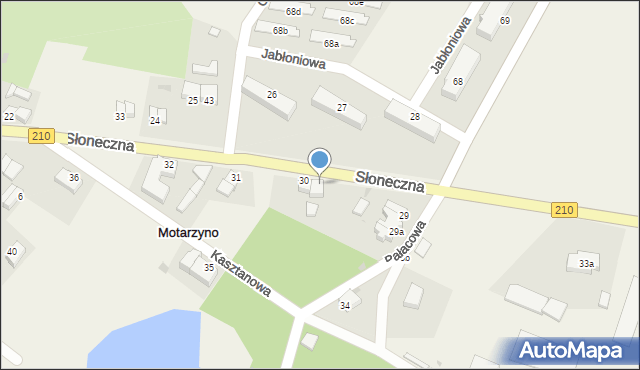 Motarzyno, Motarzyno, 30a, mapa Motarzyno