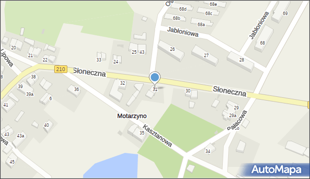 Motarzyno, Motarzyno, 31, mapa Motarzyno