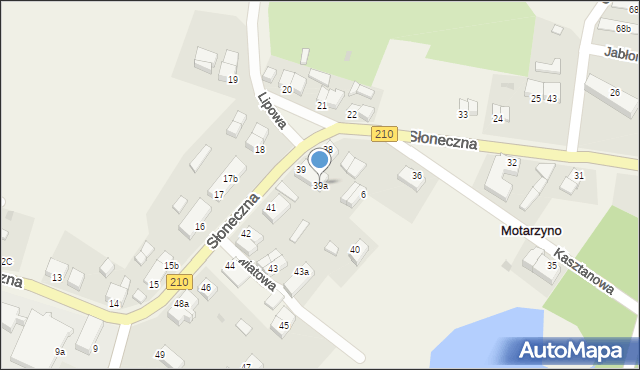 Motarzyno, Motarzyno, 39a, mapa Motarzyno