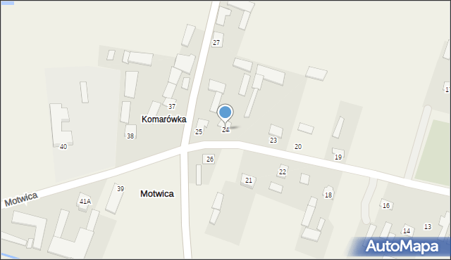 Motwica, Motwica, 24, mapa Motwica