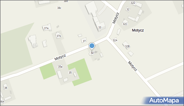 Motycz, Motycz, 34, mapa Motycz