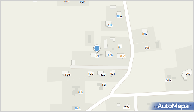 Motycz, Motycz, 82F, mapa Motycz