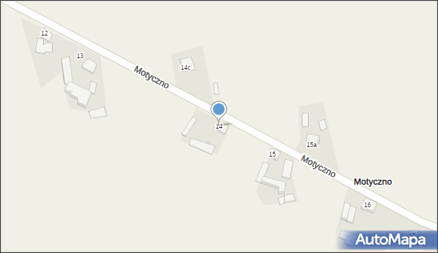 Motyczno, Motyczno, 14, mapa Motyczno