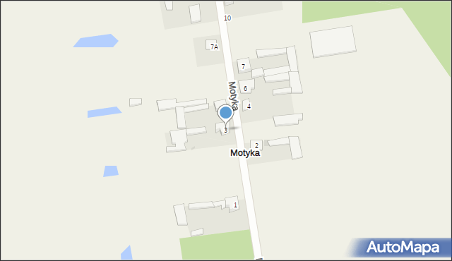 Motyka, Motyka, 3, mapa Motyka