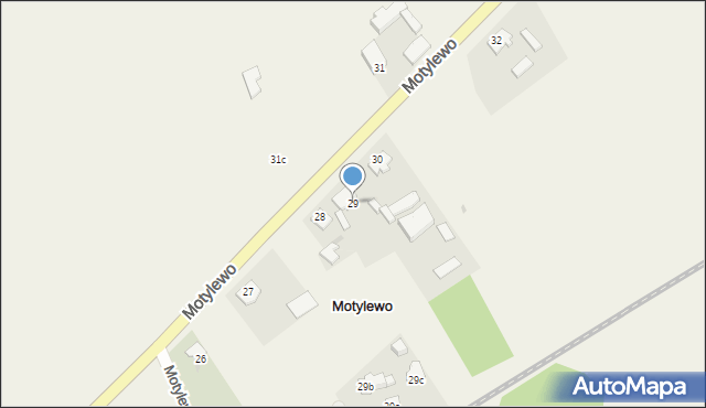Motylewo, Motylewo, 29, mapa Motylewo