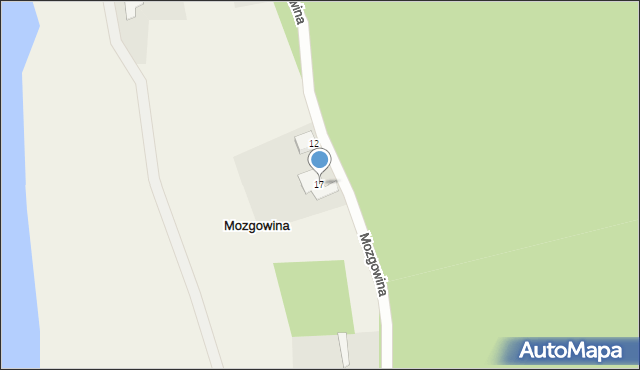 Mozgowina, Mozgowina, 17, mapa Mozgowina