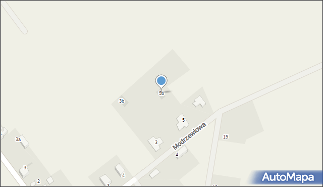 Ostroszowice, Modrzewiowa, 5b, mapa Ostroszowice