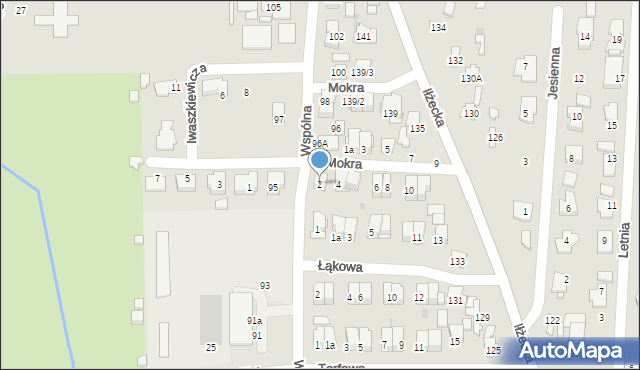 Ostrowiec Świętokrzyski, Mokra, 2, mapa Ostrowiec Świętokrzyski