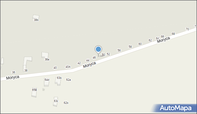 Piotrków Trybunalski, Moryca, 48, mapa Piotrków Trybunalski