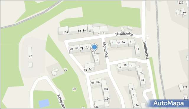 Pogwizdów, Morcinka Gustawa, 2B, mapa Pogwizdów