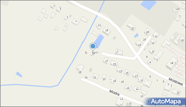 Pokrówka, Mostowa, 29, mapa Pokrówka