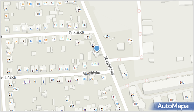 Poznań, Mogileńska, 19a, mapa Poznania