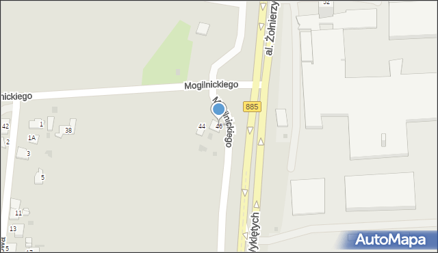 Przemyśl, Mogilnickiego Jana, ks., 46, mapa Przemyśla