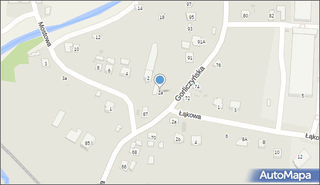 Przeworsk, Mostowa, 2a, mapa Przeworsk