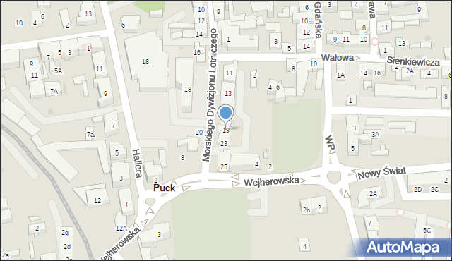 Puck, Morskiego Dywizjonu Lotniczego, 19, mapa Puck