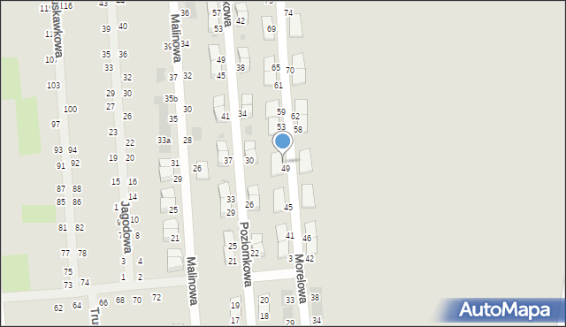 Pyskowice, Morelowa, 51, mapa Pyskowice